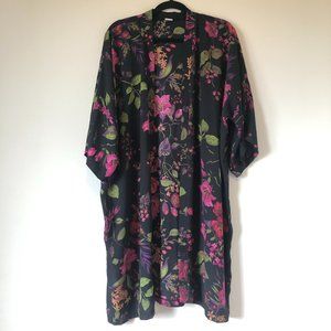 Posh & Cozy Floral Coverup/Lightweight Wrap